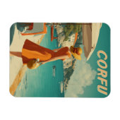 Korfu 50er Vintag Magnet (Horizontal)