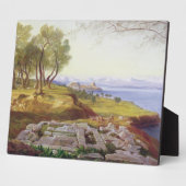 Korfu aus Ascension, c.1856-64 (Öl auf Leinwand) Fotoplatte (Seite)