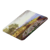 Korfu aus Ascension, c.1856-64 (Öl auf Leinwand) Magnet (Linke Seite)