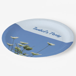 Korfu-Cream-Wildblumen Pappteller