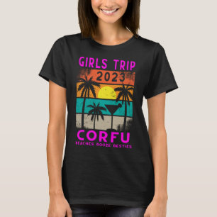 Korfu Girls Trip 2023 Students Women Besties Kavos T-Shirt