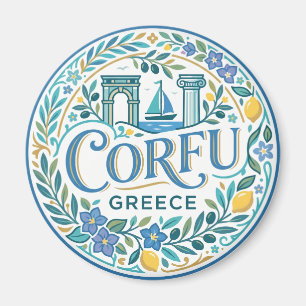 Korfu Griechenland Magnet