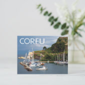 Korfu, Griechenland Postkarte (Stehend Vorderseite)