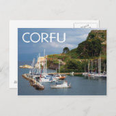 Korfu, Griechenland Postkarte (Vorne/Hinten)