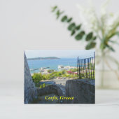 Korfu, Griechenland Postkarte (Stehend Vorderseite)