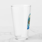 Korfu Griechenland Reise Kunst Emblem Glas (Rechts)