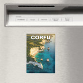 Korfu Griechenland Travel Magnet (In Situ (Geschirrspüler))
