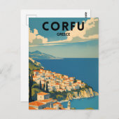 Korfu Griechenland Travel Postkarte (Vorne/Hinten)