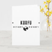 KORFU KARTE (Gelbe Blume)