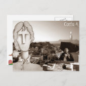 Korfu-Postkarte Postkarte (Vorne/Hinten)