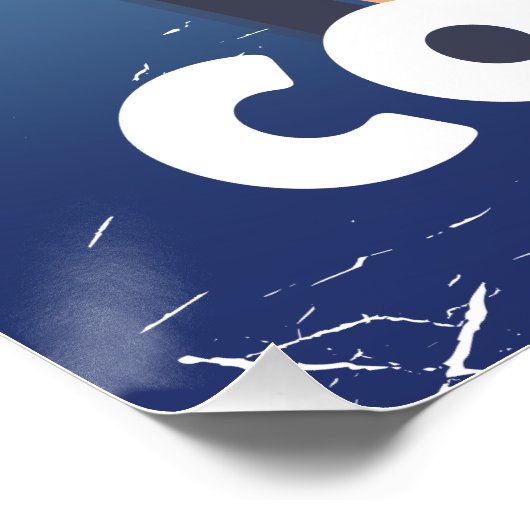 Korfu Reiseplakat Poster (Ecke)