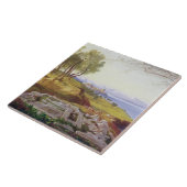 Korfu von der Besteigung, c.1856-64 (Öl auf Fliese (Seite)