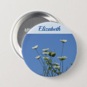 Korfu-Wildblumen Button (Vorne & Hinten)