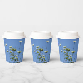Korfu-Wildblumen Pappbecher