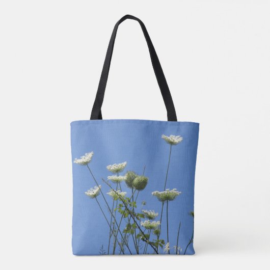 Korfu-Wildblumen Tasche (Rückseite)