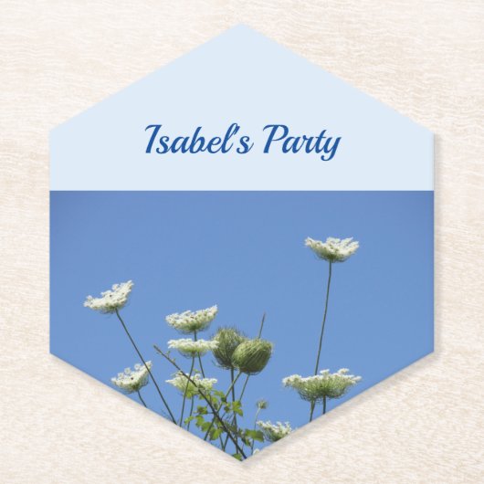 Korfu-Wildblumen Untersetzer (Vorderseite)