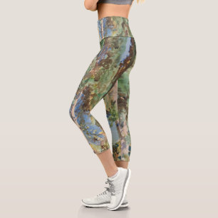 Korfu-Zypressen von John Singer Sargent Capri Leggings