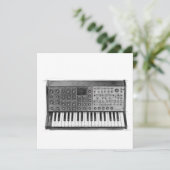 Korg MS 20 Geburtstagskarte (Stehend Vorderseite)