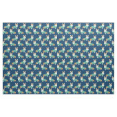 Korgi in der Skrupel blaue Krankenschwester Stoff (Fat Quarter (45,7 x 55,9 cm))