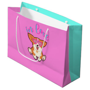 Korgi in Liebe Große Geschenktüte