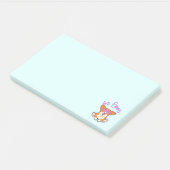 Korgi in Liebe Post-it Klebezettel (angewinkelt)