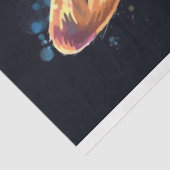 Korgi in Wasserfarbe 1 Dekoupage Papier (Ausschnitt)