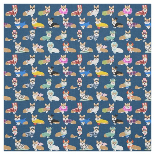 Korgi-Kostüme Stoff (Muster)