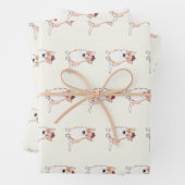 Korgi-Packpapier Geschenkpapier Set (Beispiel)