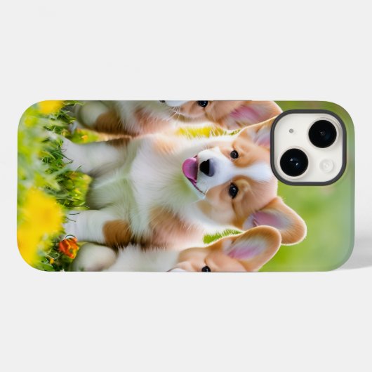 Korgien spielen im Gras Case-Mate iPhone Hülle (Rückseite (Horizontal))