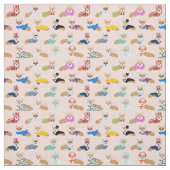 Korgis in Kostümhund rosa Stoff (Muster)