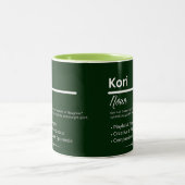 Kori, personalisierter Name Definition Tasse (Mittel)