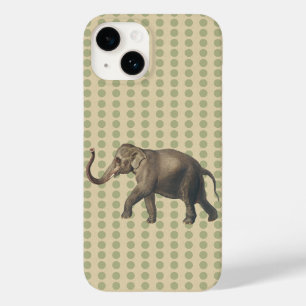 Koriander Spice Moods Punkte mit Elefant Case-Mate iPhone 14 Hülle