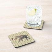 Koriander Spice Moods Punkte mit Elefant Getränkeuntersetzer (Rechte Seite)