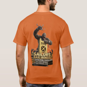 Körig Gorilla greift LEO an T-Shirt