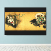 Korin Fujin Raijin Leinwanddruck (Insitu (Holzboden))