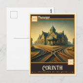 Korinth, Mississippi | VINTAG Postkarte (Vorne/Hinten)