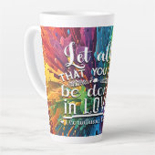Korinther 16-14 Liebe Milchtasse (Linke Ecke)