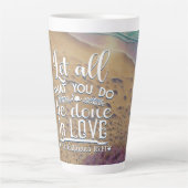 Korinther 16-14 Liebe Milchtasse (Vorderseite)