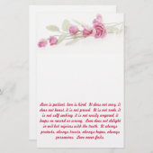 Korinther-Bibel-Vers-Briefpapier Briefpapier (Vorne/Hinten)