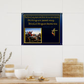 Korinther-Schriftenposter Poster (Küche)