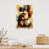 Korisu Tiny Treasure Süße Baby-Eichhörnchen Kawaii Poster (Küche)