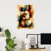 Korisu Tiny Treasure Süße Baby-Eichhörnchen Kawaii Poster (Heimbüro)