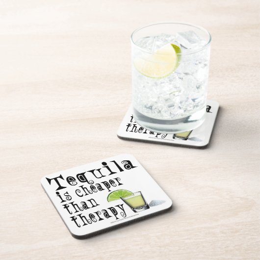 KORK-UNTERSETZER SET, TEQUILA IST KREATIV ALS THER UNTERSETZER (Rechte Seite)