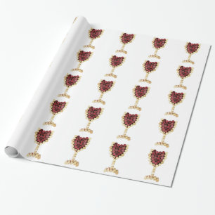 Kork-Weinglas-Verpackungspapier Geschenkpapier