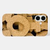 Korkblockbuchstaben Case-Mate iPhone Hülle (Rückseite (Horizontal))