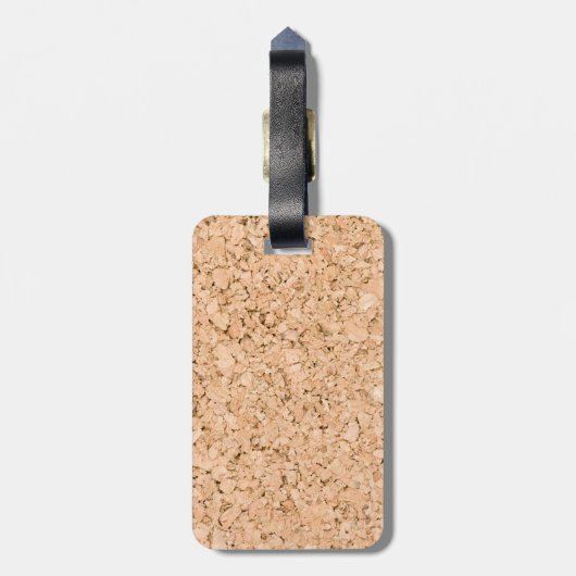 Korkeiche Gepäckanhänger (Rückseite vertikal)