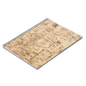 Korkeiche Notizblock (Linke Seite)