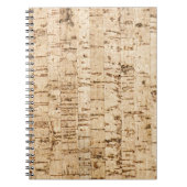 Korkeiche Notizblock (Vorderseite)