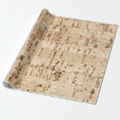 Korkeichenmuster Geschenkpapier (Ungerollt)