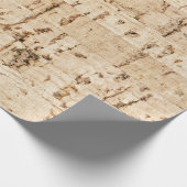 Korkeichenmuster Geschenkpapier (Ecke)